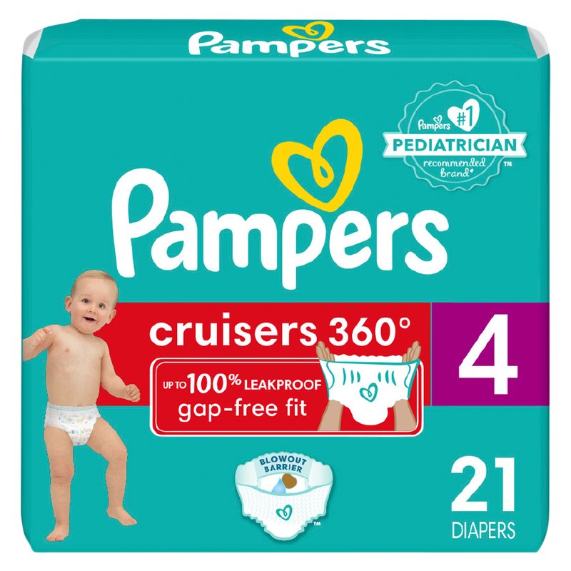 Pampers Cruisers Size 4 21ct