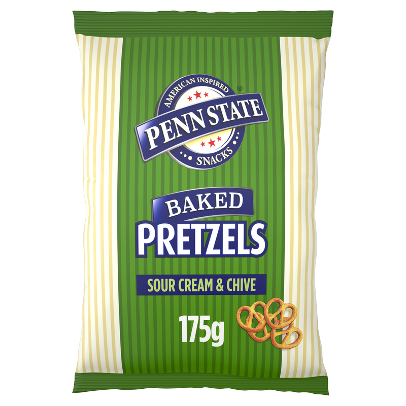 Penn State Sour Cream & Chive Pretzels, 175g