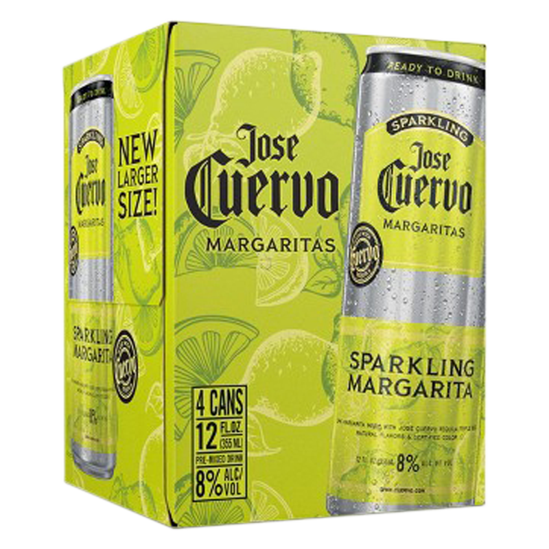 Jose Cuervo Sparkling Lime Margarita 4pk 200ml Cans