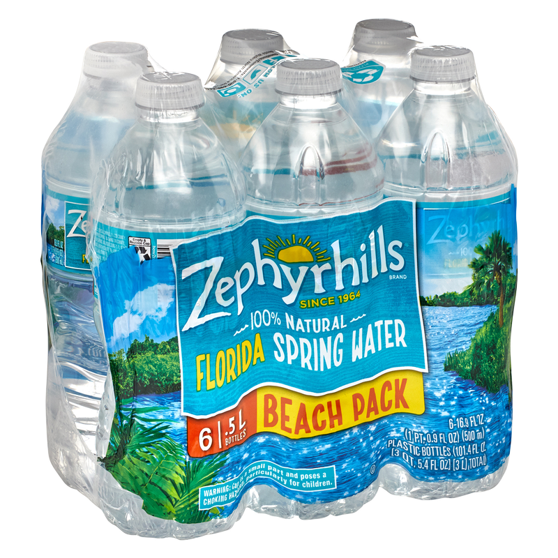 Zephyrhills Spring Water 6pk 0.5L Btl