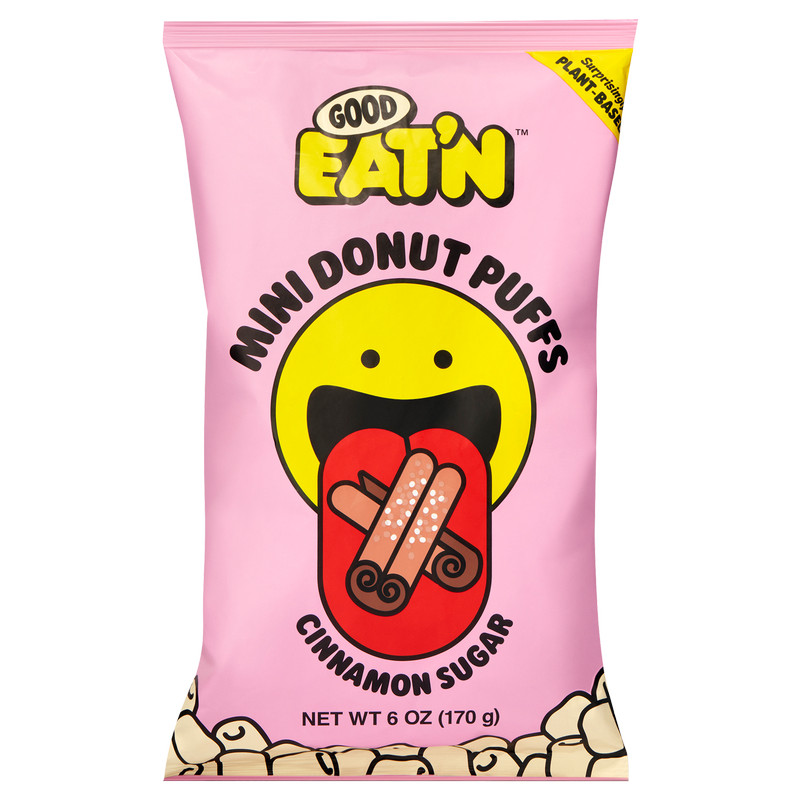 Good Eat'n Cinnamon Sugar Mini Donut Puffs 6oz Bag