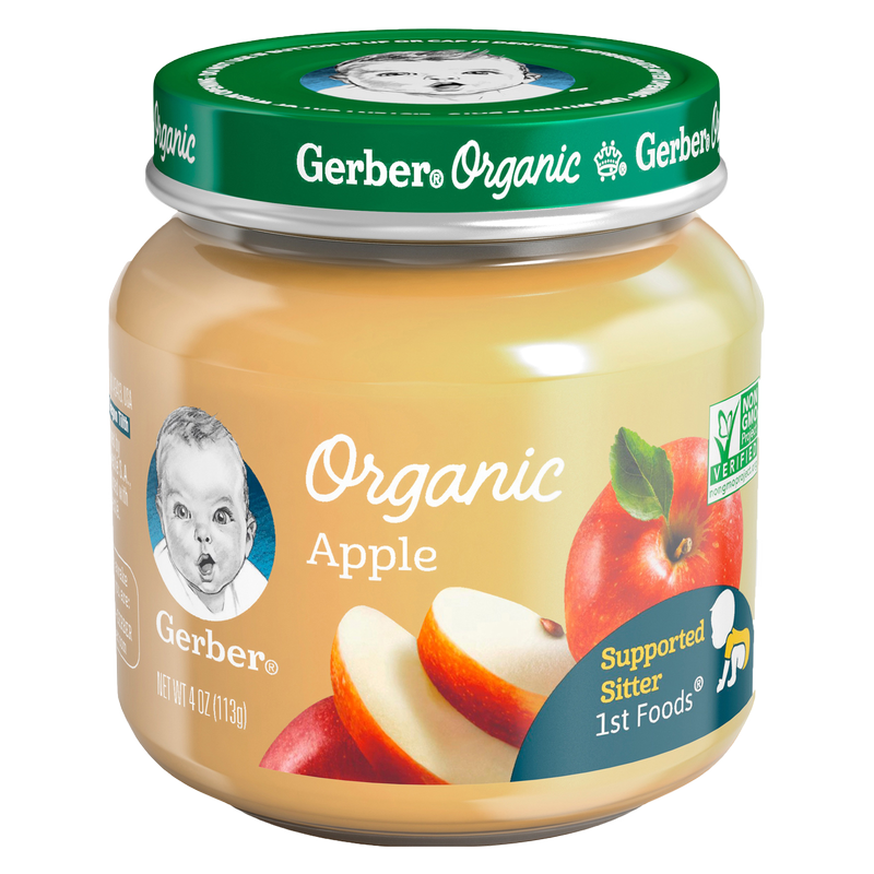 Gerber Organic Apple Baby Food 1 Jar