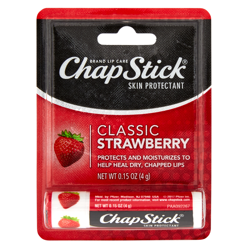 Chapstick Classic Strawberry Lip Balm 0.15oz