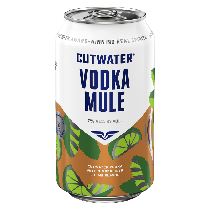 Cutwater Vodka Mule 4pk 12oz Can 7 ABV Alcohol fast delivery by App