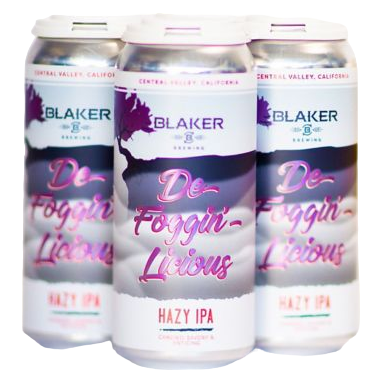 Blaker Brewing Rotating Hazy IPA - De-Foggin'-Licious 4pk 16oz