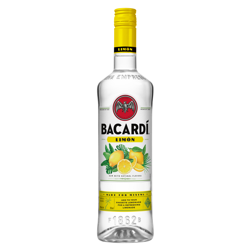 Bacardi Limon Rum 750ml (70 Proof)