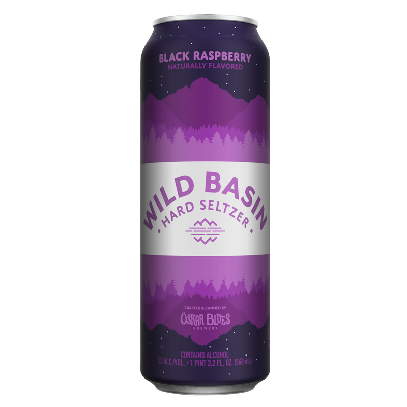 Wild Basin Boozy Sparkling Water Black Raspberry Single 19.2oz Can