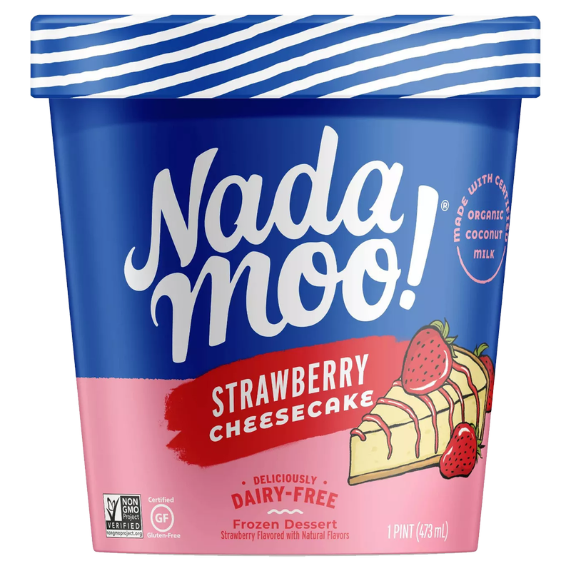 NadaMoo! Strawberry Cheesecake Dairy Free Frozen Dessert 16oz