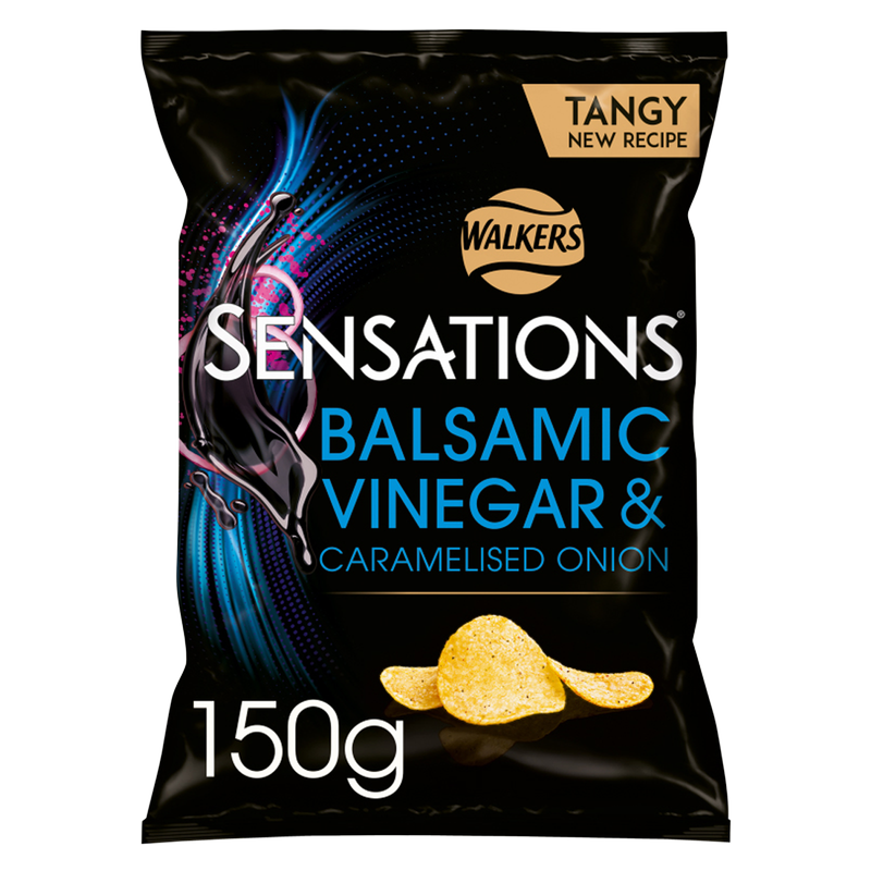 Walkers Sensations Balsamic Vinegar & Caramelised Onion, 150g