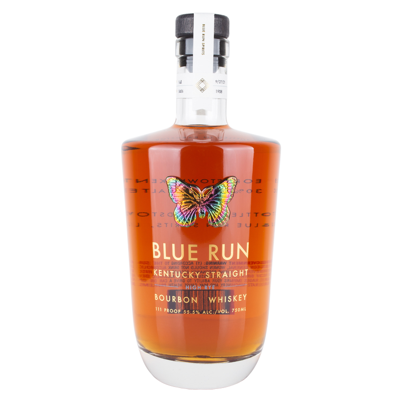 Blue Run High Rye Kentucky Straight Bourbon Whiskey 750ml (111 proof)