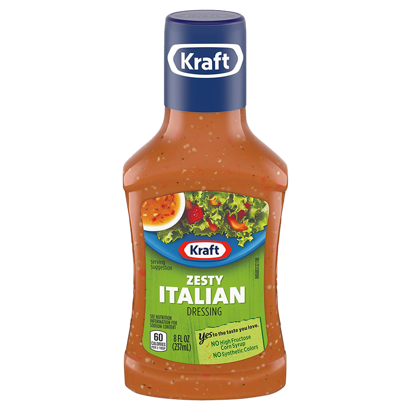 Kraft Zesty Italian Salad Dressing 8oz