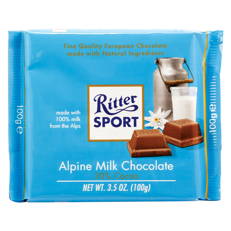 Ritter Sport Alpine Milk Chocolate Bar 3.5oz