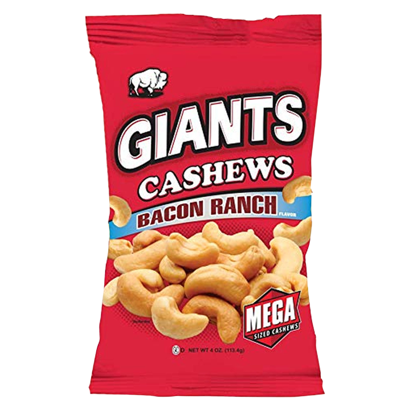 Giants Bacon Ranch Cashews 4oz