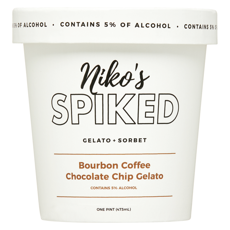 Niko's Spiked Bourbon Coffee Chocolate Chip Gelato Pint
