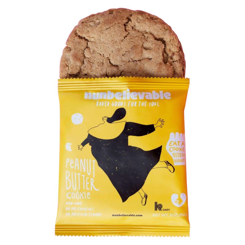 Nunbelievable Peanut Butter Artisanal Cookie 3oz