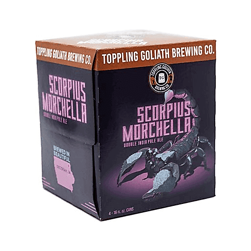 Toppling Goliath Brewing Scorpius Morchella Double IPA 4pk 16oz Can