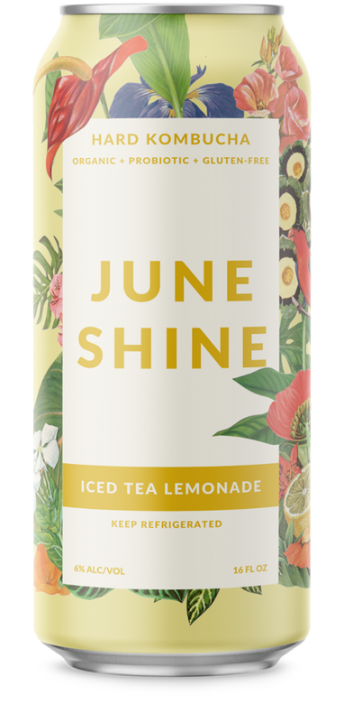 JuneShine Hard Kombucha Iced Tea Lemonade 16oz Can 6% abv