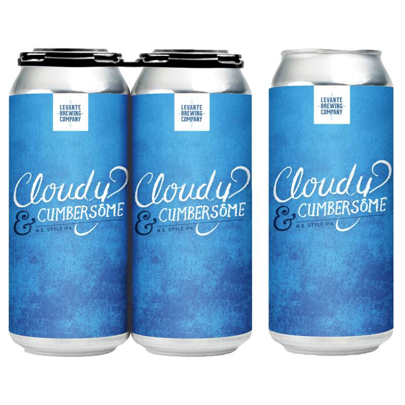 Levante Brewing Cloudy and Cumbersome IPA 4pk 16oz Can 5.9% ABV