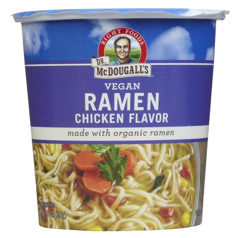 Dr. McDougall's Vegan Chicken Ramen Soup Cup 1.8oz