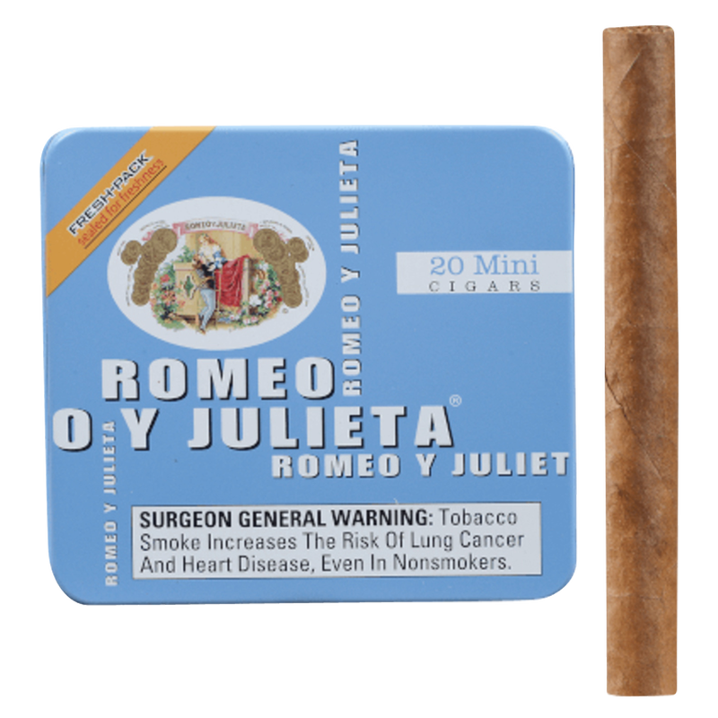Romeo y Julieta Mini Blue Tin 20ct
