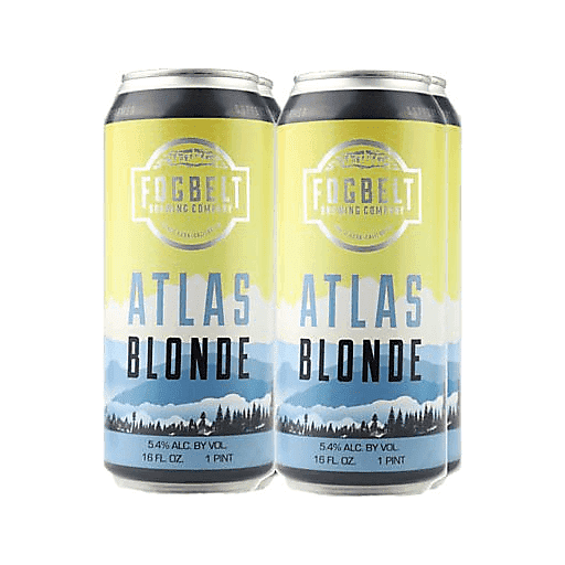 Fogbelt Brewing Atlas Blonde Ale 4pk 16oz Can