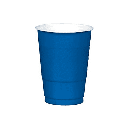 Amscan Blue Plastic Cups 20ct