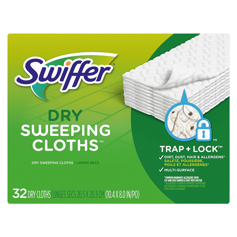 Swiffer Sweeper Unscented Dry Sweeping Cloths 32ct