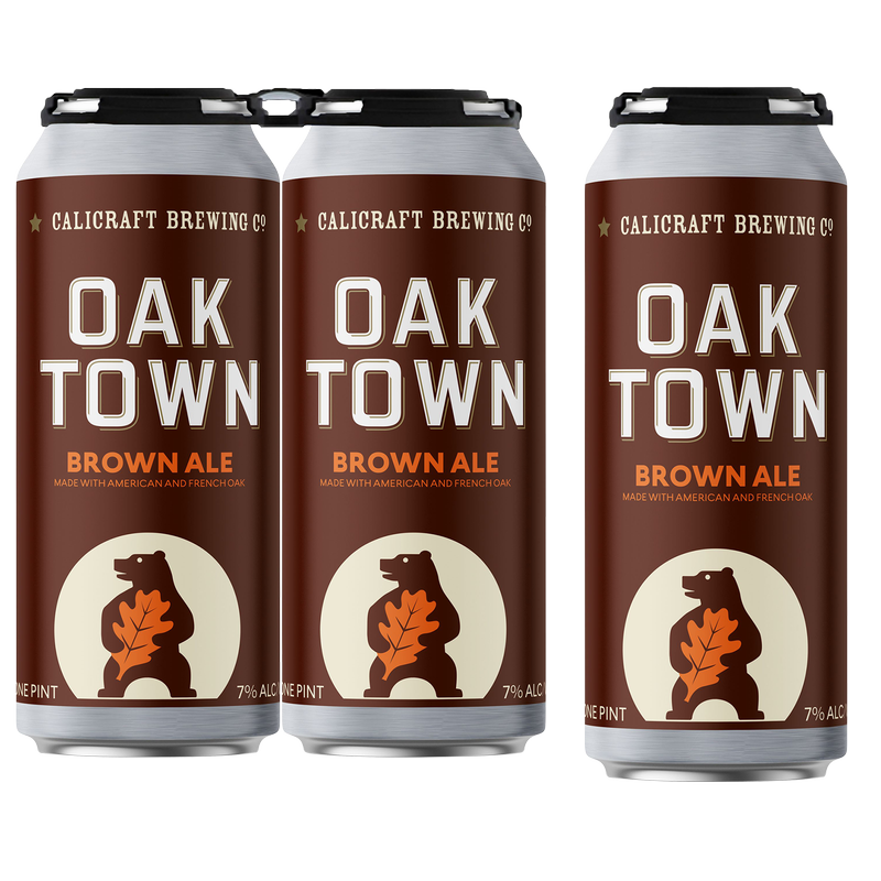 Calicraft Brewing Co. Oaktown Brown Ale 4pk 16oz
