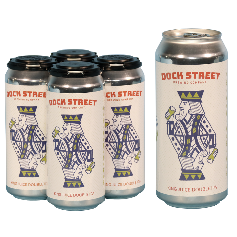 Dock Street King Juice DIPA 4pk 16oz Cans 8.5% ABV