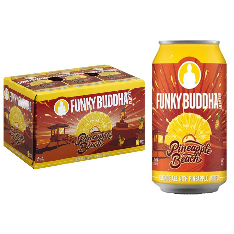 Funky Buddha Pineapple Beach 6pk 12oz Can 5.0% ABV