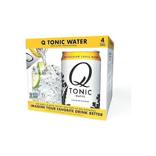 Q Drinks Tonic Water 4pk 7.5oz
