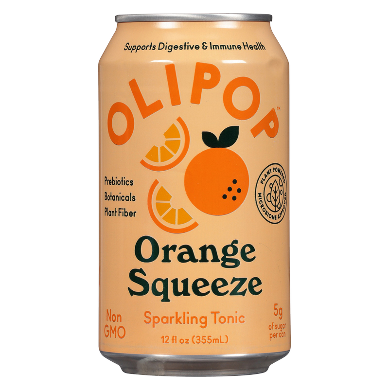 OLIPOP Orange Squeeze 12oz Can