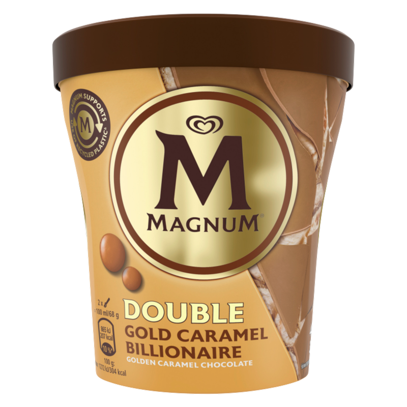 Magnum Double Gold Caramel Billionaire, 440ml