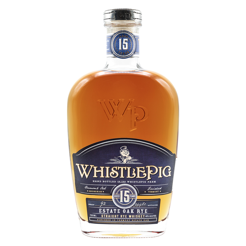WhistlePig 15 Yr Straight Rye Whiskey 750ml