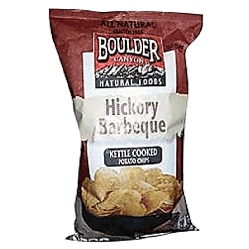 Boulder Chips Hickory Bbq 6.5oz