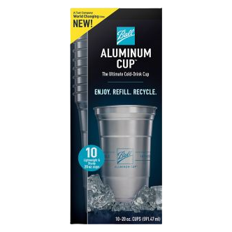 Ball Aluminum Cups 10 Ct