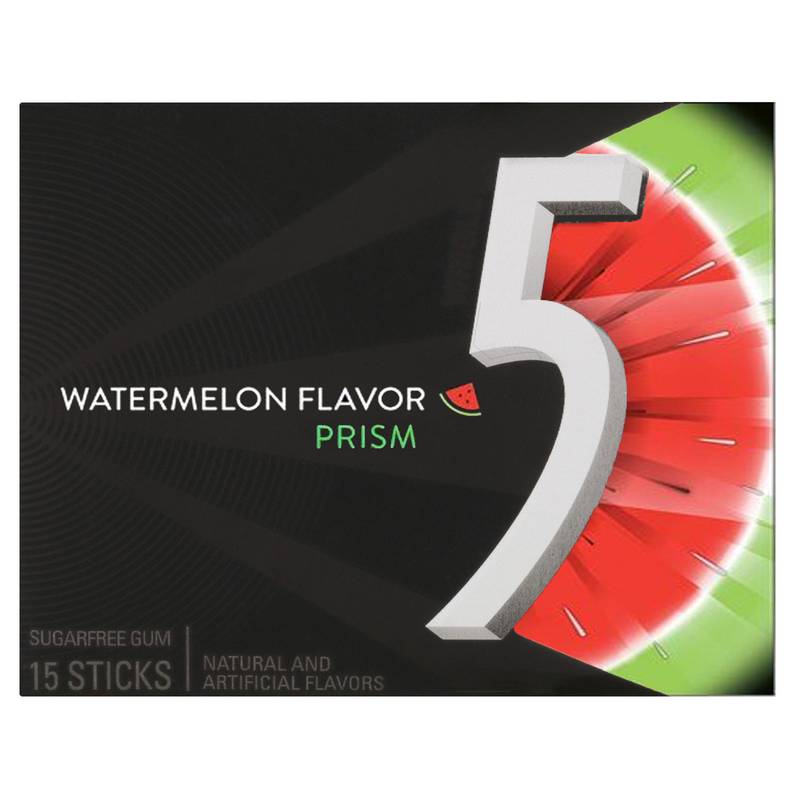 5 Gum Watermelon 15ct