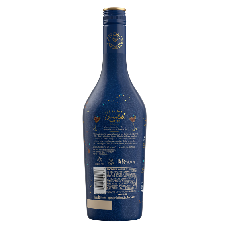 Baileys Chocolate Liqueur 750ml (31.4 Proof) Alcohol fast delivery by App or Online