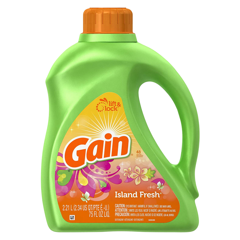 Gain Island Fresh Liquid Laundry Detergent 75oz