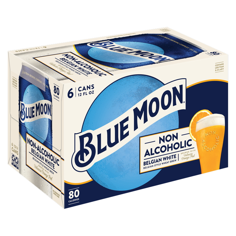 Blue Moon NonAlcoholic Belgian Style 6pk 12oz Can Alcohol fast