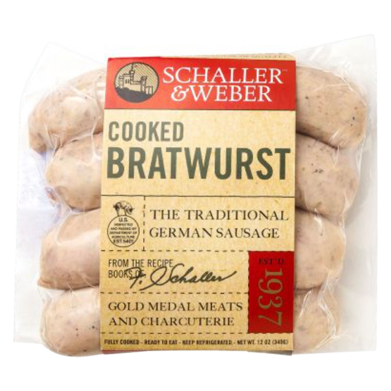 Schaller & Weber Sausage Cooked Bratwurst 12oz