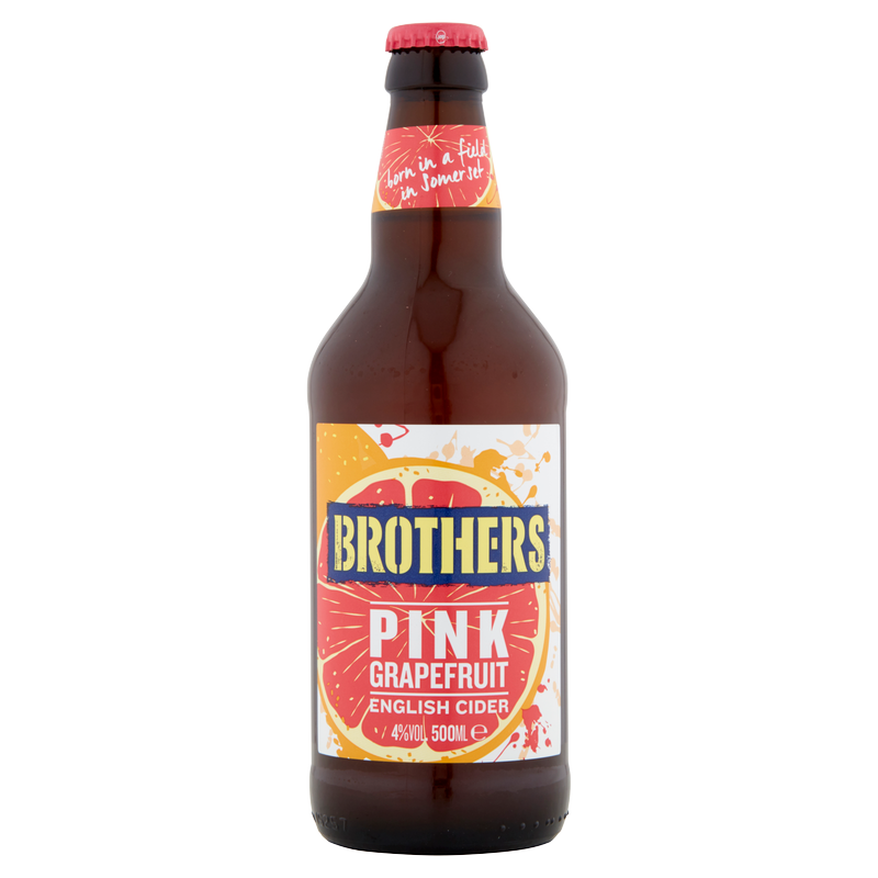 Brothers Pink Grapefruit English Cider, 500ml
