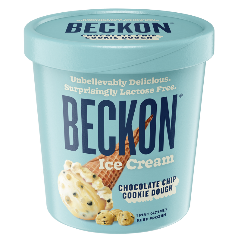 Beckon Ice Cream Chocolate Chip Cookie Dough Pint 16oz