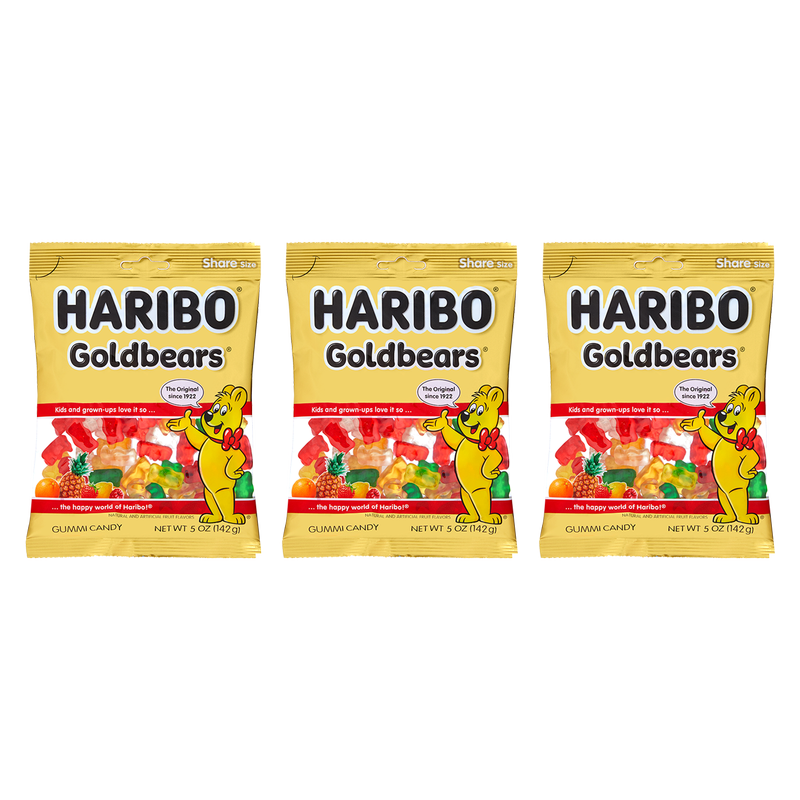 3ct Haribo Goldbears Gummi Bears 5oz