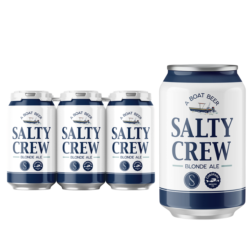 Coronado Salty Crew Blonde Ale 6pk 12oz Can 4.5% ABV