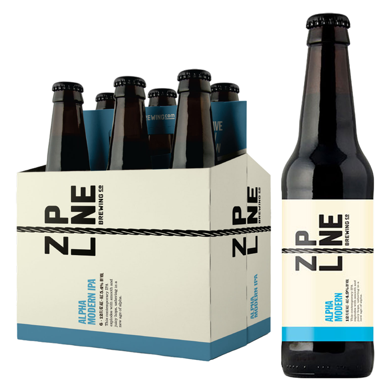 Zipline Alpha Modern 6pk 12oz Btl 5.4% ABV