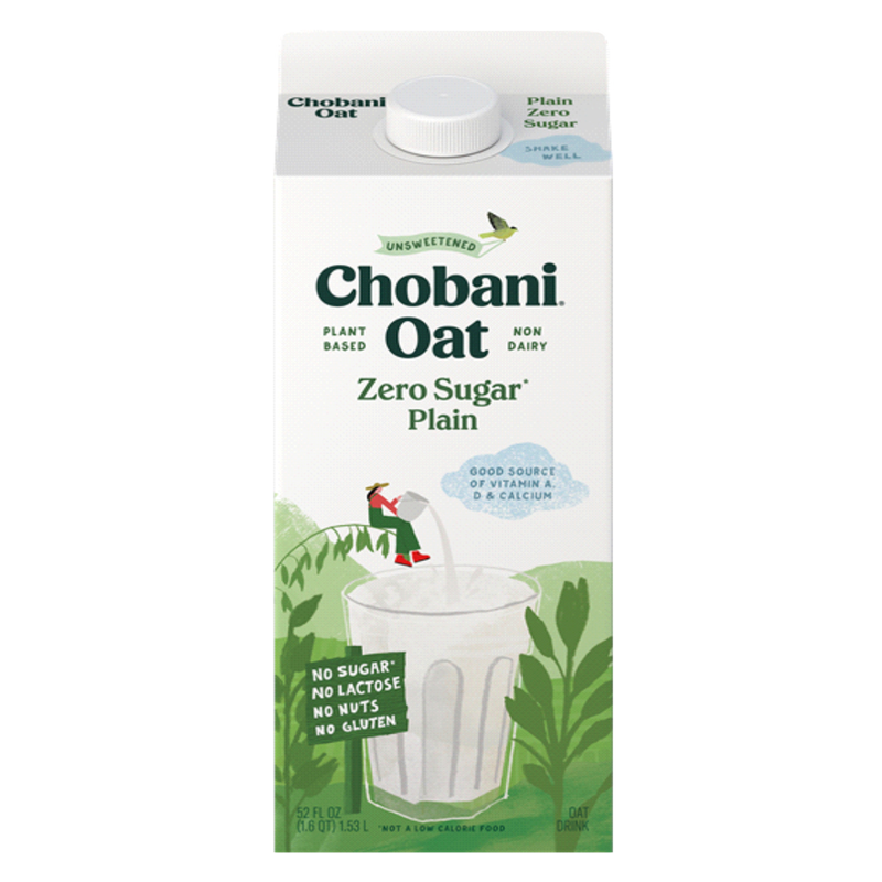 Chobani Oat Milk Zero Sugar 52oz