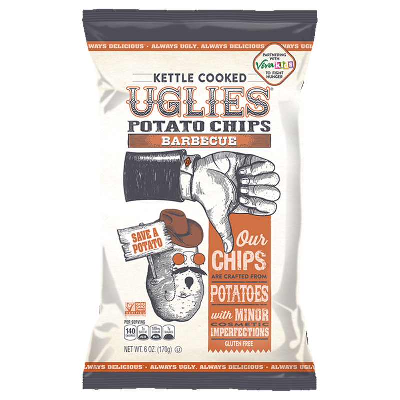 Uglies Barbeque Kettle Cooked Potato Chips 6oz