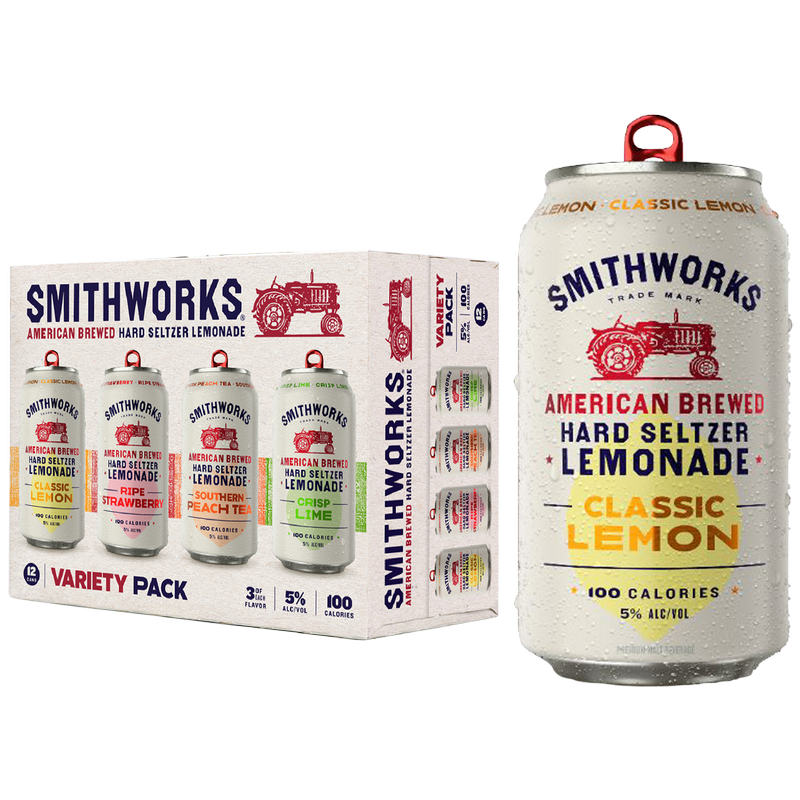 Smithworks Lemonade Seltzer Variety 12pk 12oz Can Alcohol fast