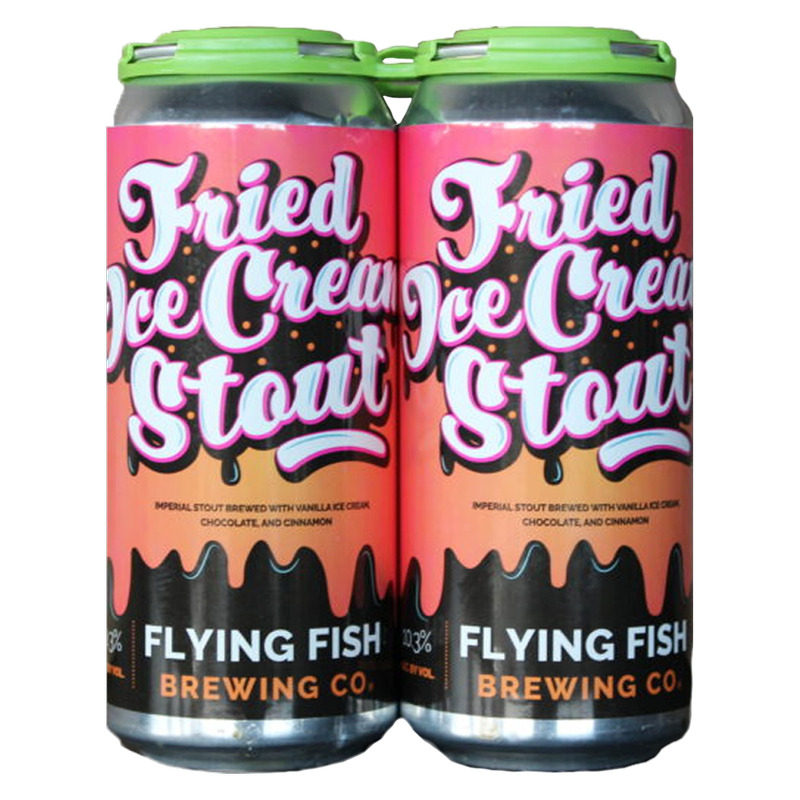 Flying Fish Fried Ice Cream Stout 4 Pack 16 oz Cans